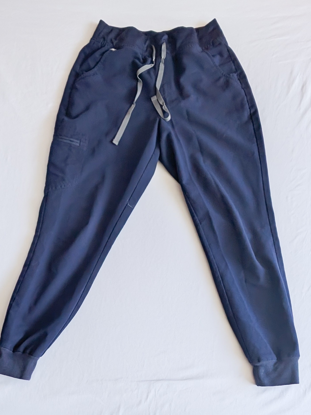 Figs Technical Collection Size Medium Navy Blue Zamora Jogger Scrub Pants